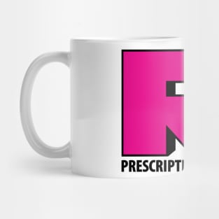 Rx Prescription Drugs Purple Retro Graphic Mug